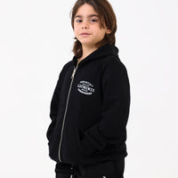 FELPA ZIP - FREE TIME - NERA