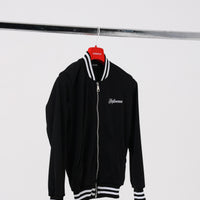 FELPA ZIP - ACETATO - NERA