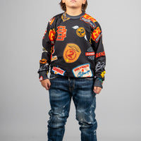 FELPA GIROCOLLO - MULTILOGHI