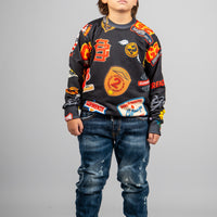 FELPA GIROCOLLO - MULTILOGHI