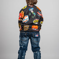 FELPA GIROCOLLO - MULTILOGHI