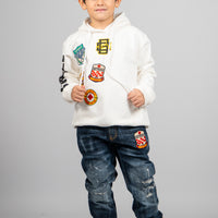 FELPA CON CAPPUCCIO - RACING