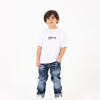 T-SHIRT - LOGO SCUDETTI - BIANCA