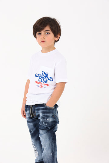 T-SHIRT - CLUB TASCHINO - BIANCA
