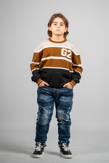 MAGLIONE LANA - RIGATO