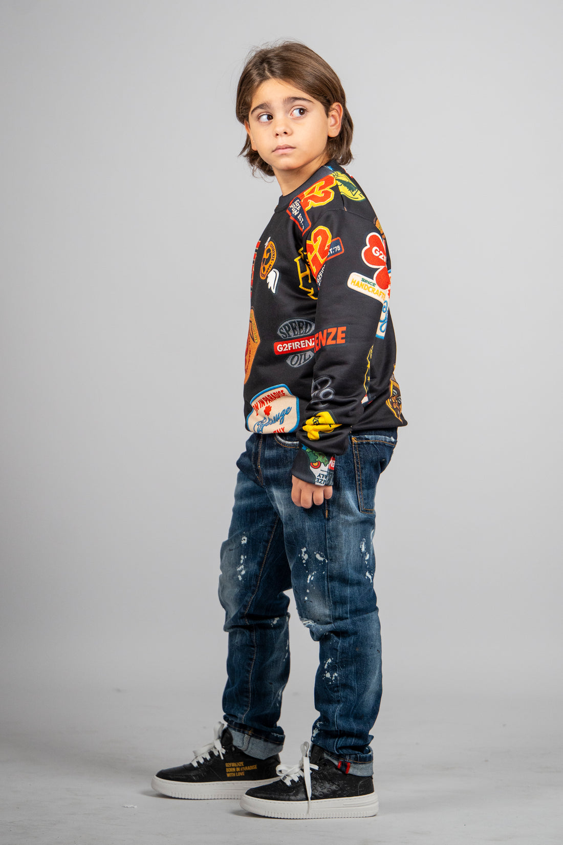 FELPA GIROCOLLO - MULTILOGHI