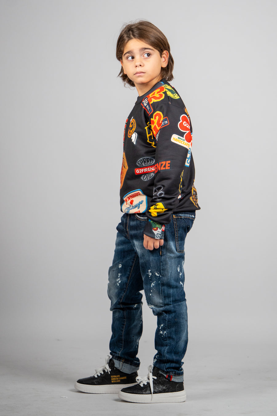 FELPA GIROCOLLO - MULTILOGHI