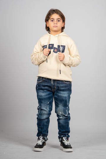 FELPA CON CAPPUCCIO -  MULTIPOCKET