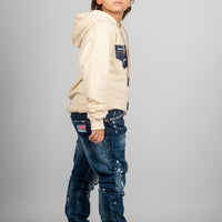 FELPA CON CAPPUCCIO -  MULTIPOCKET