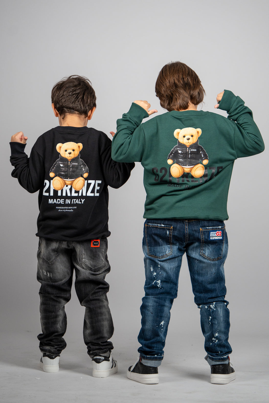 FELPA GIROCOLLO - BEAR JACKET