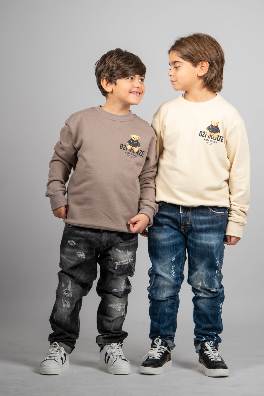 FELPA GIROCOLLO - BEAR JACKET