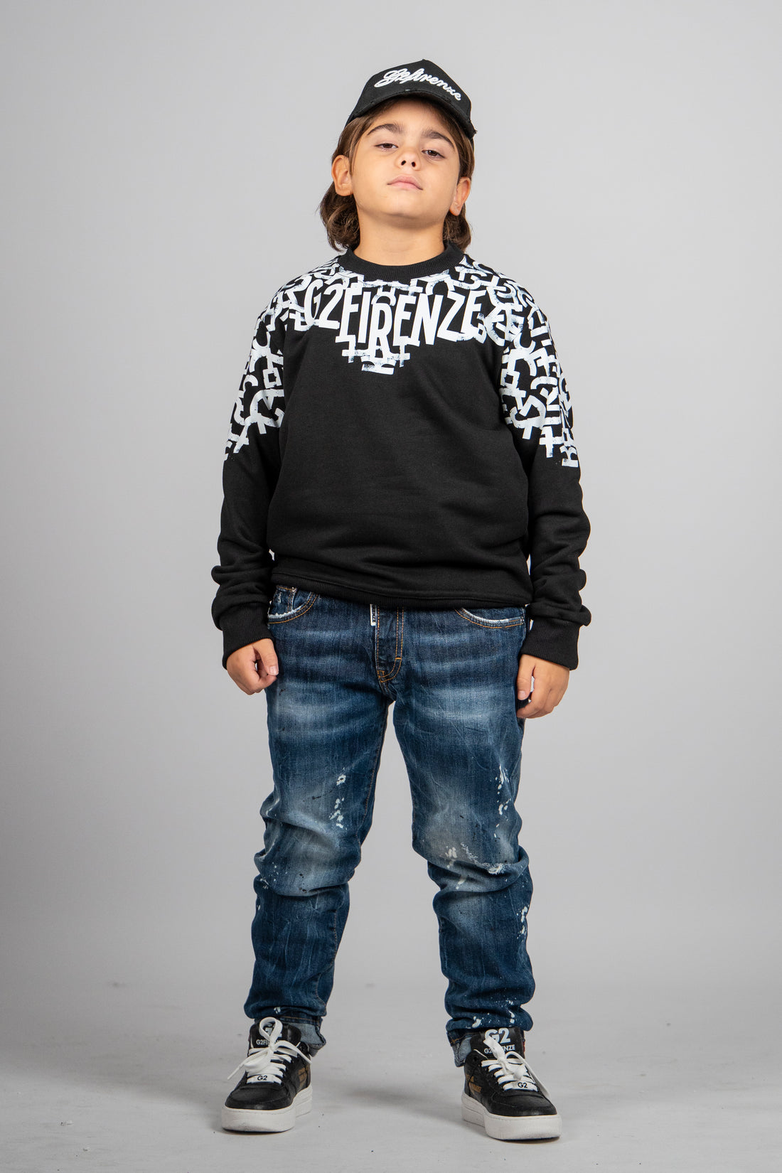 FELPA GIROCOLLO - SPIDERWEB