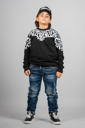 FELPA GIROCOLLO - SPIDERWEB