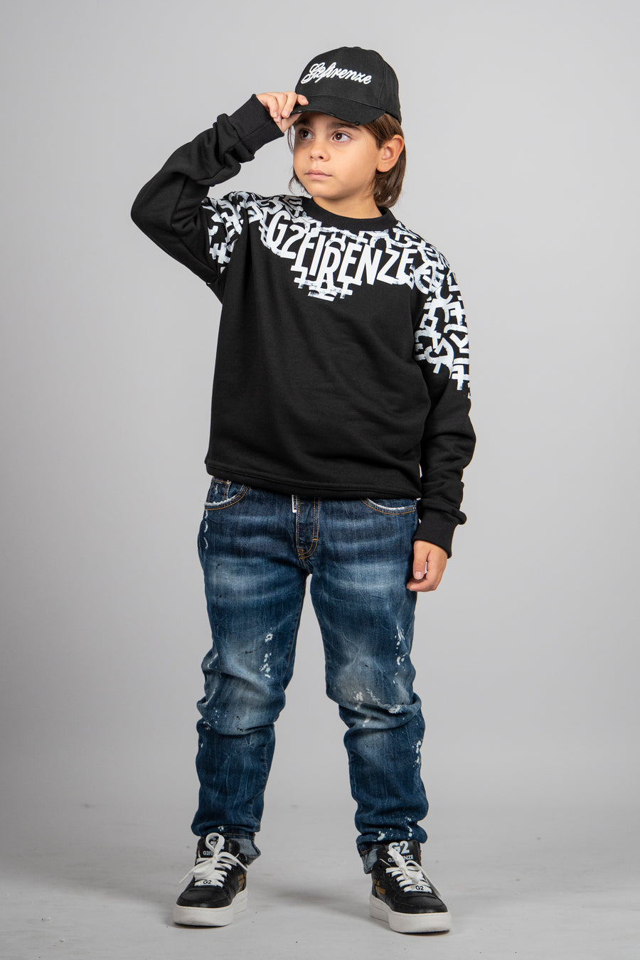 FELPA GIROCOLLO - SPIDERWEB