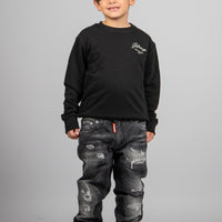 JEANS - DENIM -    THREE POCKET BLACK