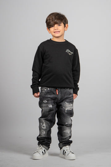 JEANS - DENIM -    THREE POCKET BLACK