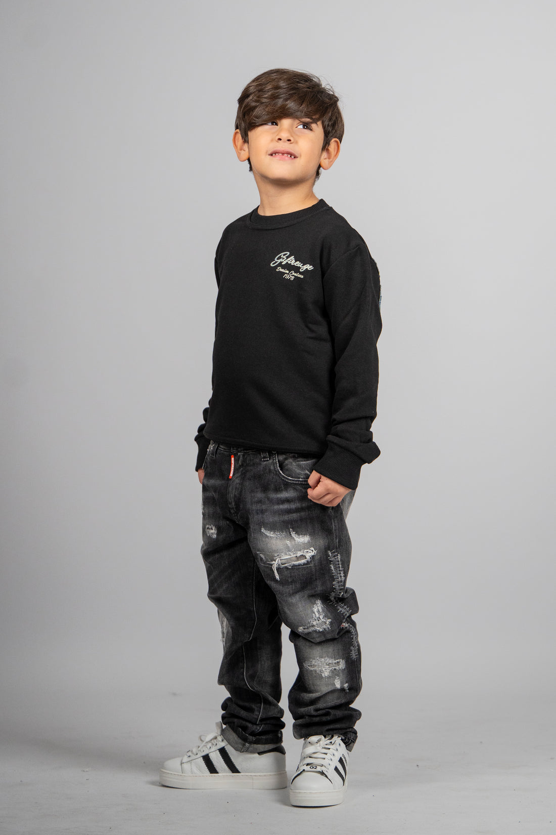 JEANS - DENIM -    THREE POCKET BLACK