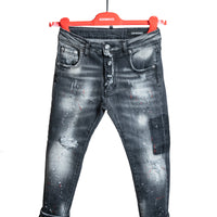 JEANS - BOTTON GRAY