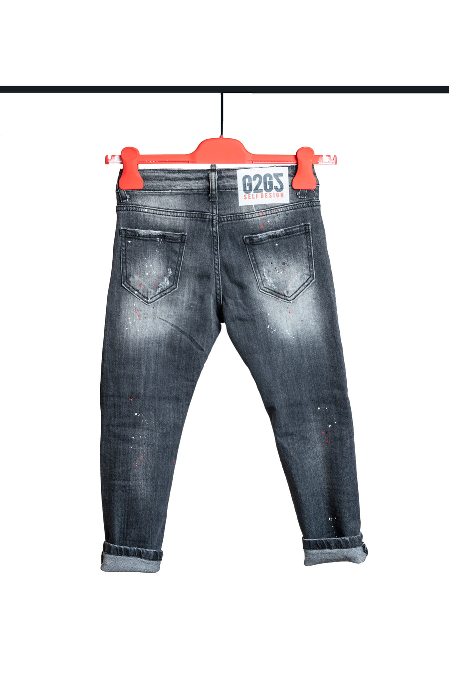 JEANS - BOTTON GRAY