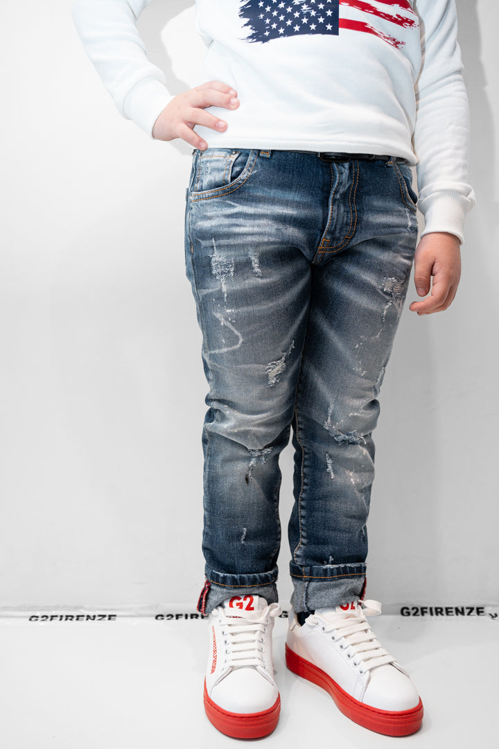 JEANS - WHITE - DENIM