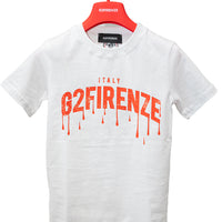 T-SHIRT SLIM - BLOODY - BIANCO