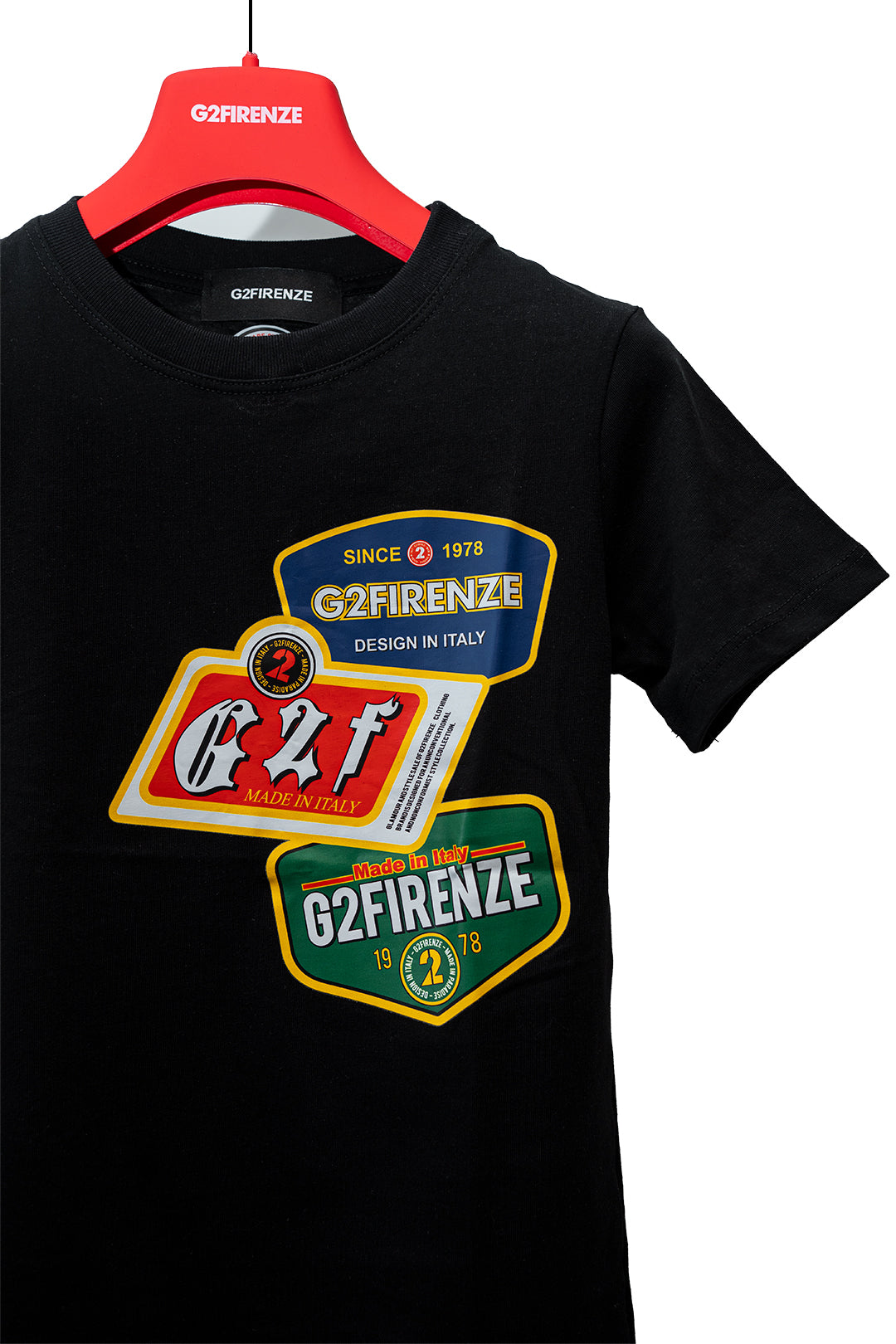 T-SHIRT BASIC - G2 PATCH - NERO