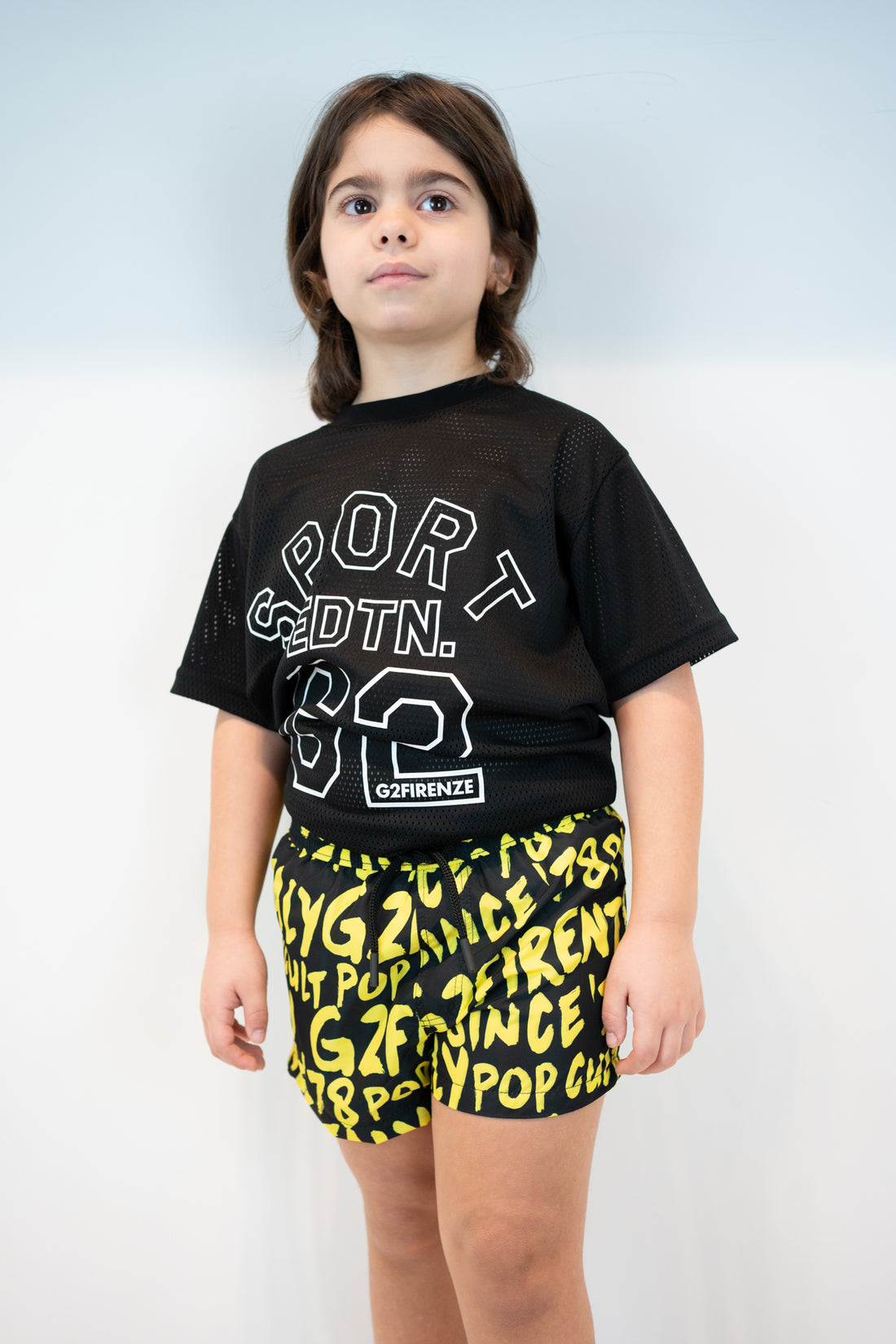 COSTUME BOXER - POP 80 - GIALLO