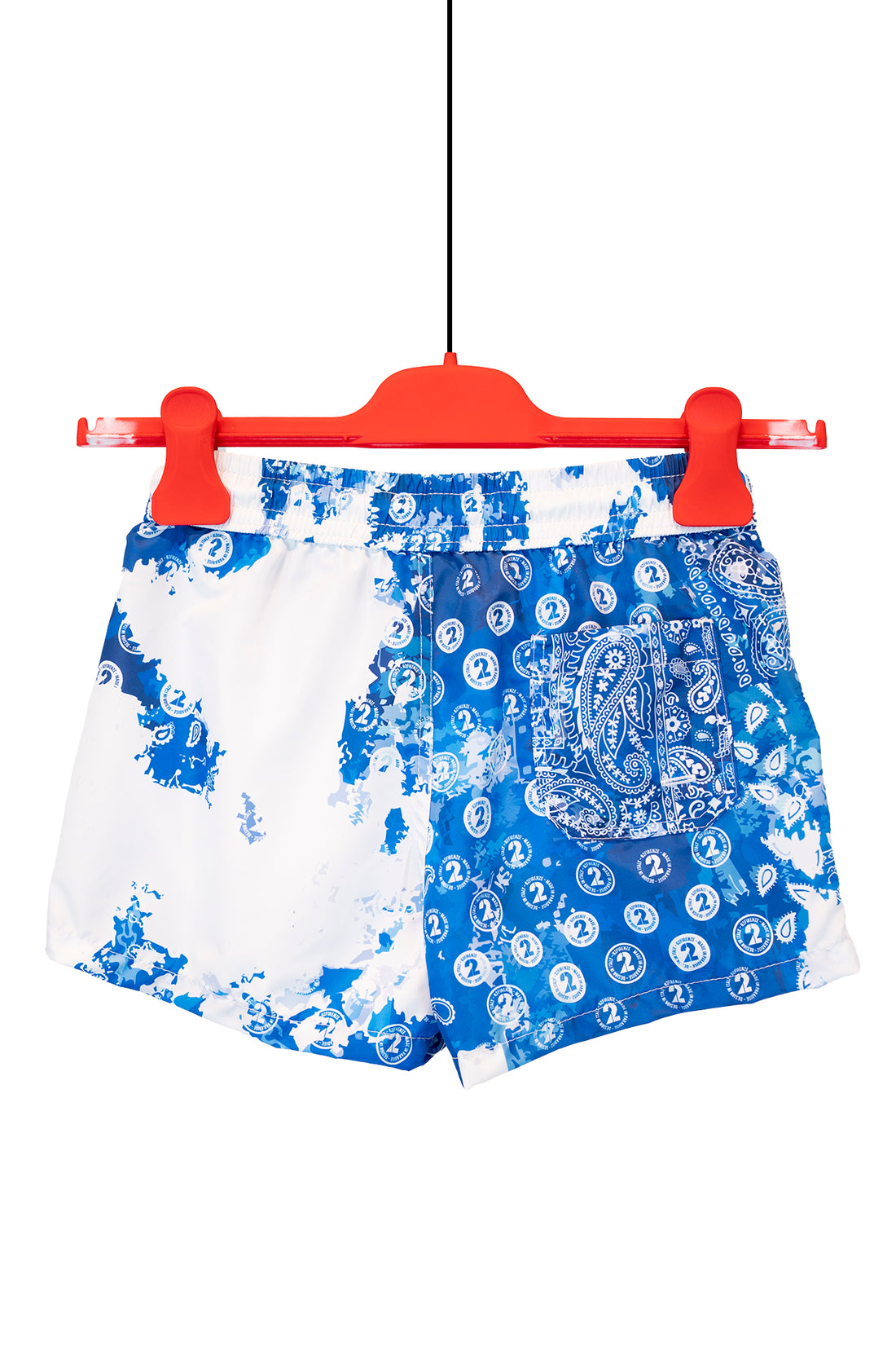 COSTUME BOXER - BANDANA - BLU