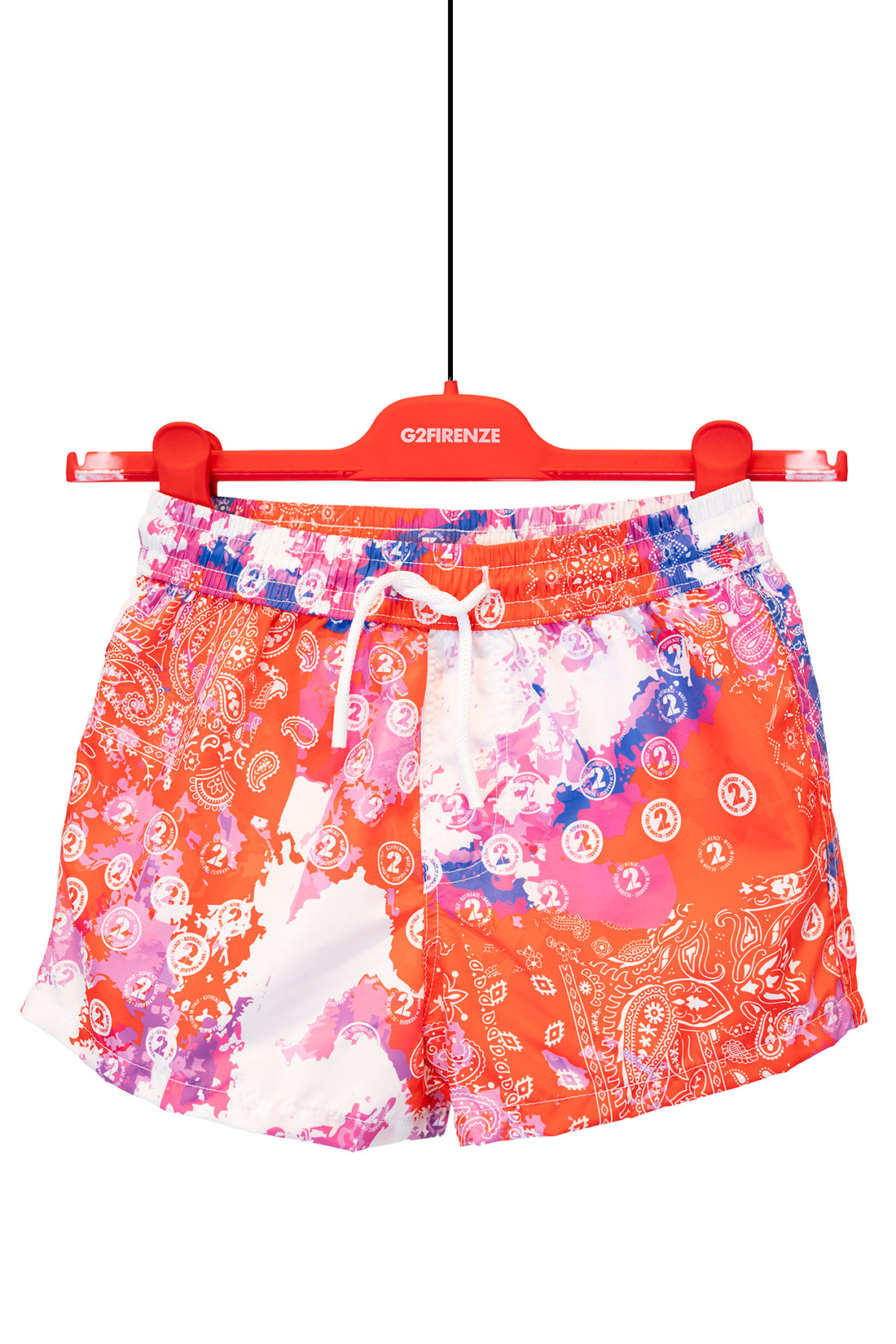 COSTUME BOXER - BANDANA - ROSSO