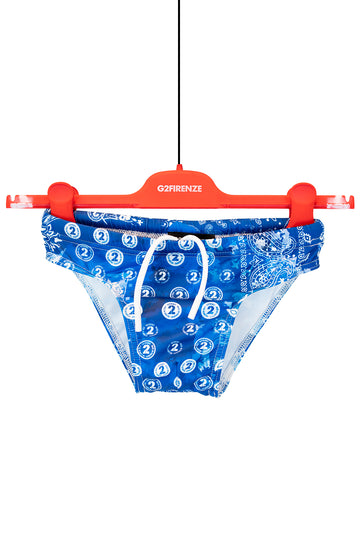 COSTUME SLIP - BANDANA - BLU